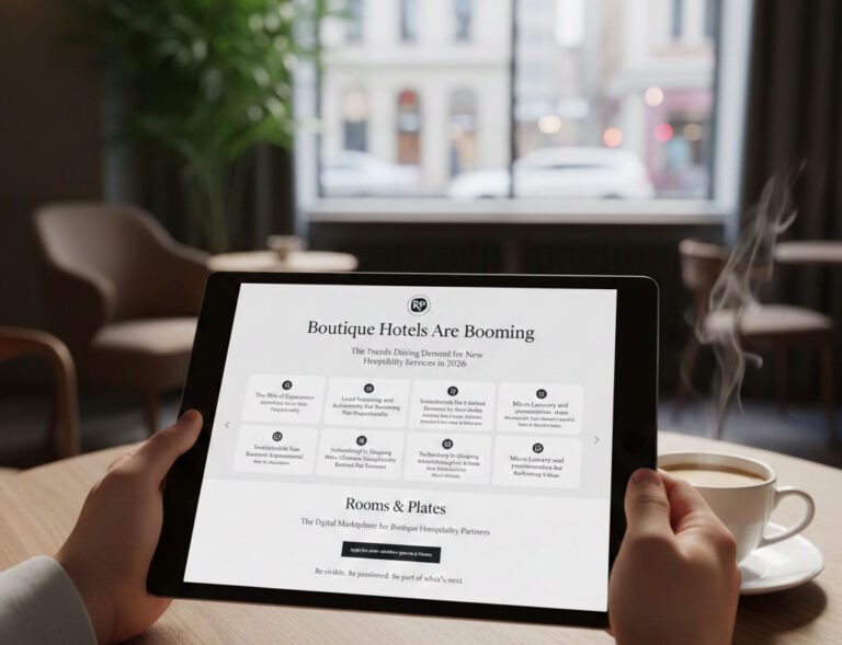 Boutique Hotels Are Booming – The Trends Driving Demand for New Hospitality Services in 2026